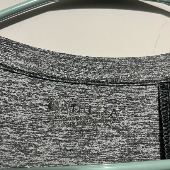 Athleta Gray Boxy Muscle Tee Relaxed Fit - Picture 3 of 8